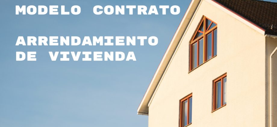 Modelo de contrato de alquiler de vivienda